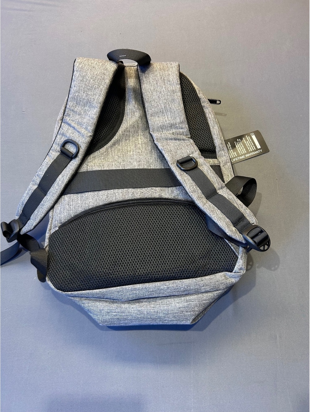 Gray heather backpack - Picture 5 of 5